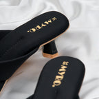 Faye Black Low Heel