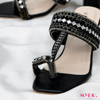 Aizah Black Heel
