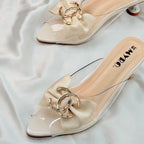 Chanea White Heel
