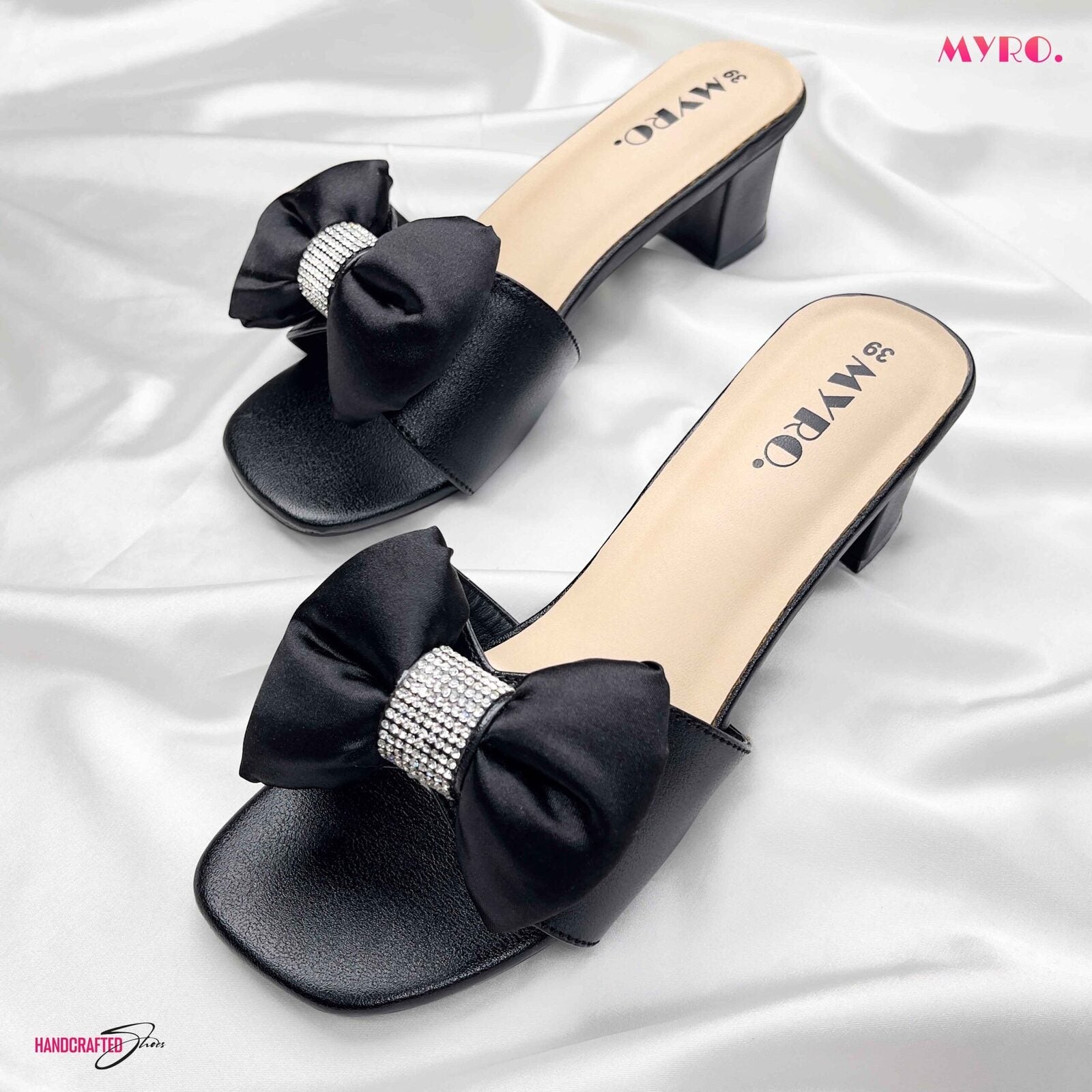 Bowtique Black Heel - MYRO