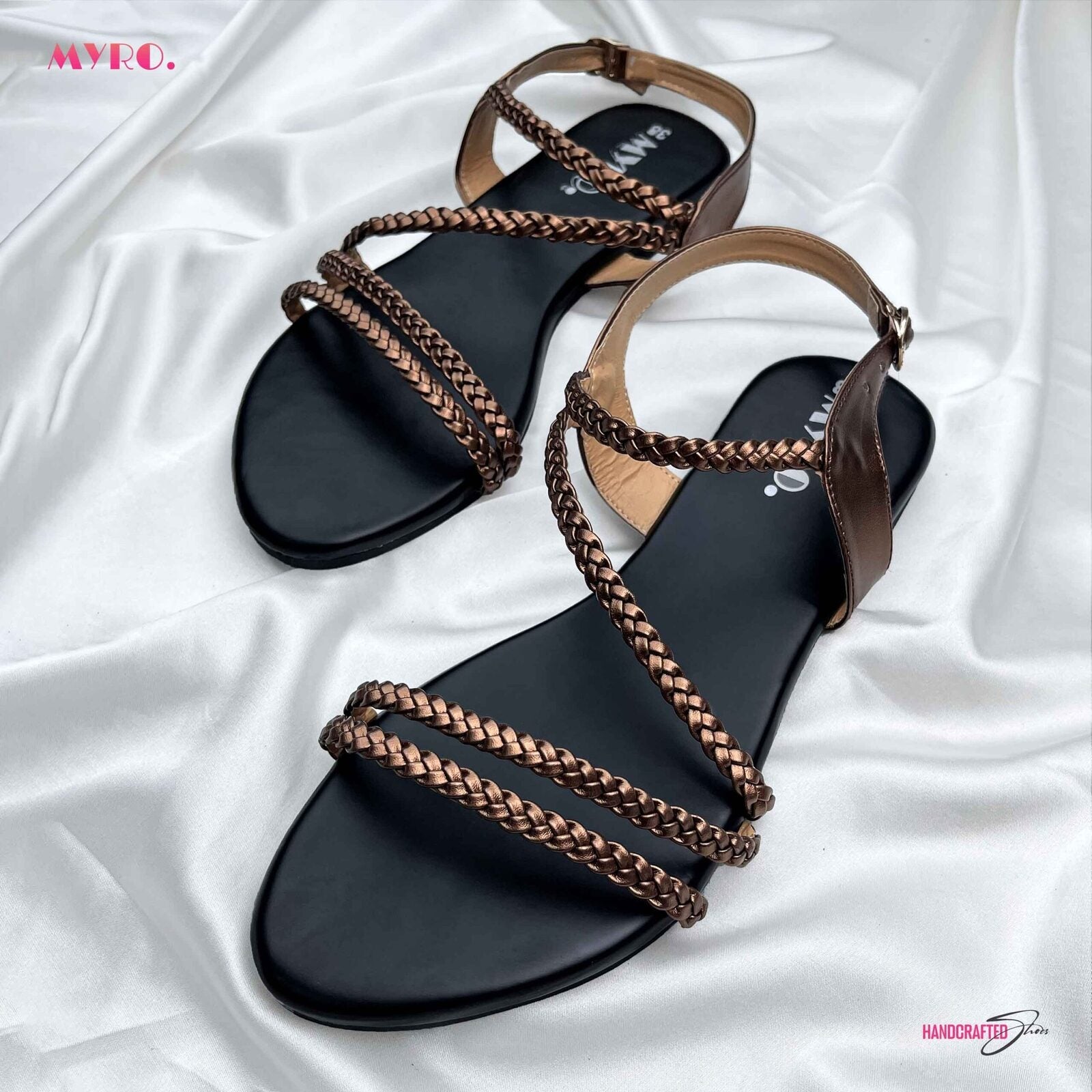 Criss Cross Copper Strappy - MYRO
