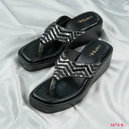 Eloria Zardosi Black Heel - MYRO