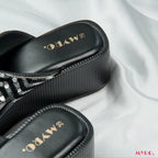 Eloria Zardosi Black Heel - MYRO