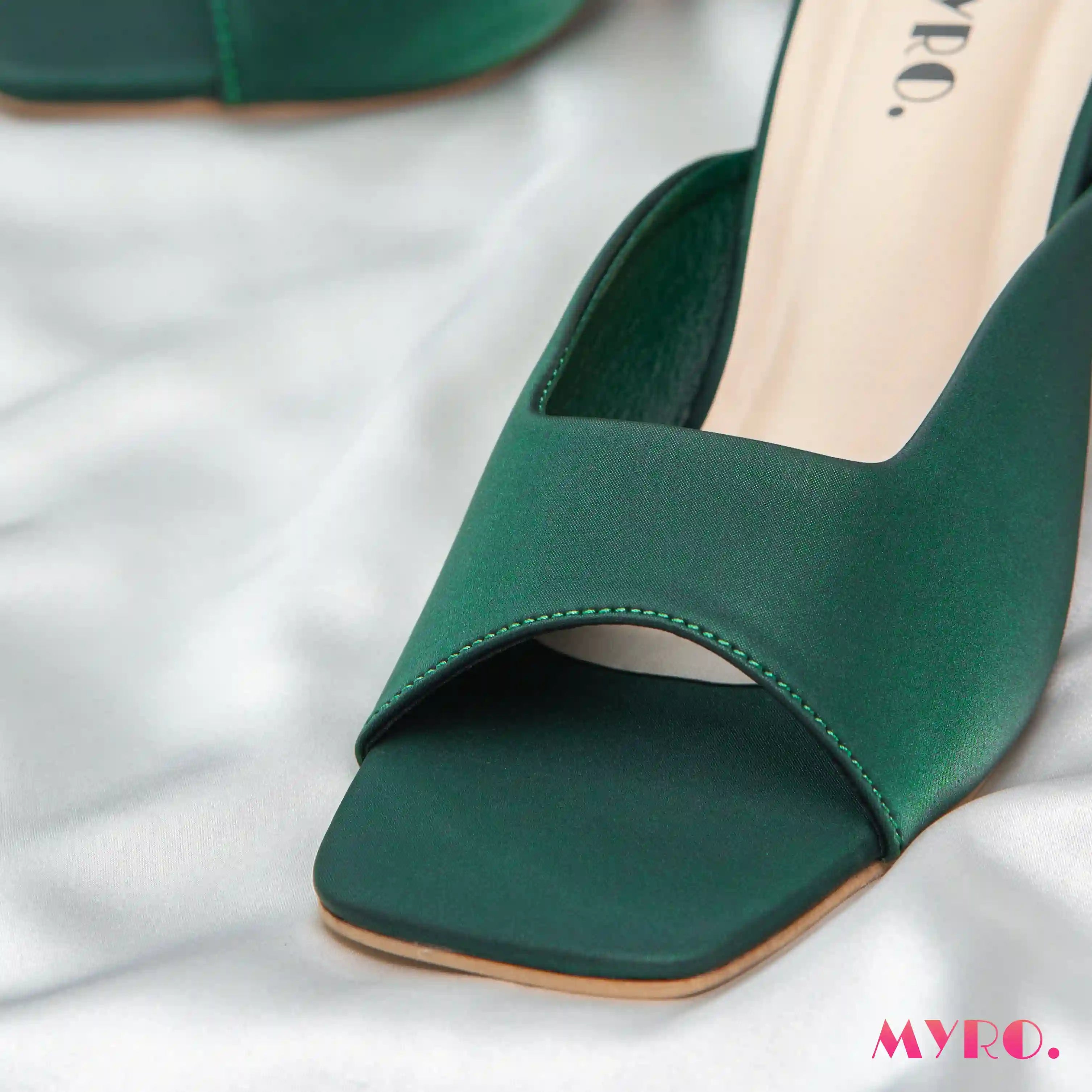 Ivory Green Heel - MYRO