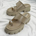 Jumbo Olive Boston Heel - MYRO