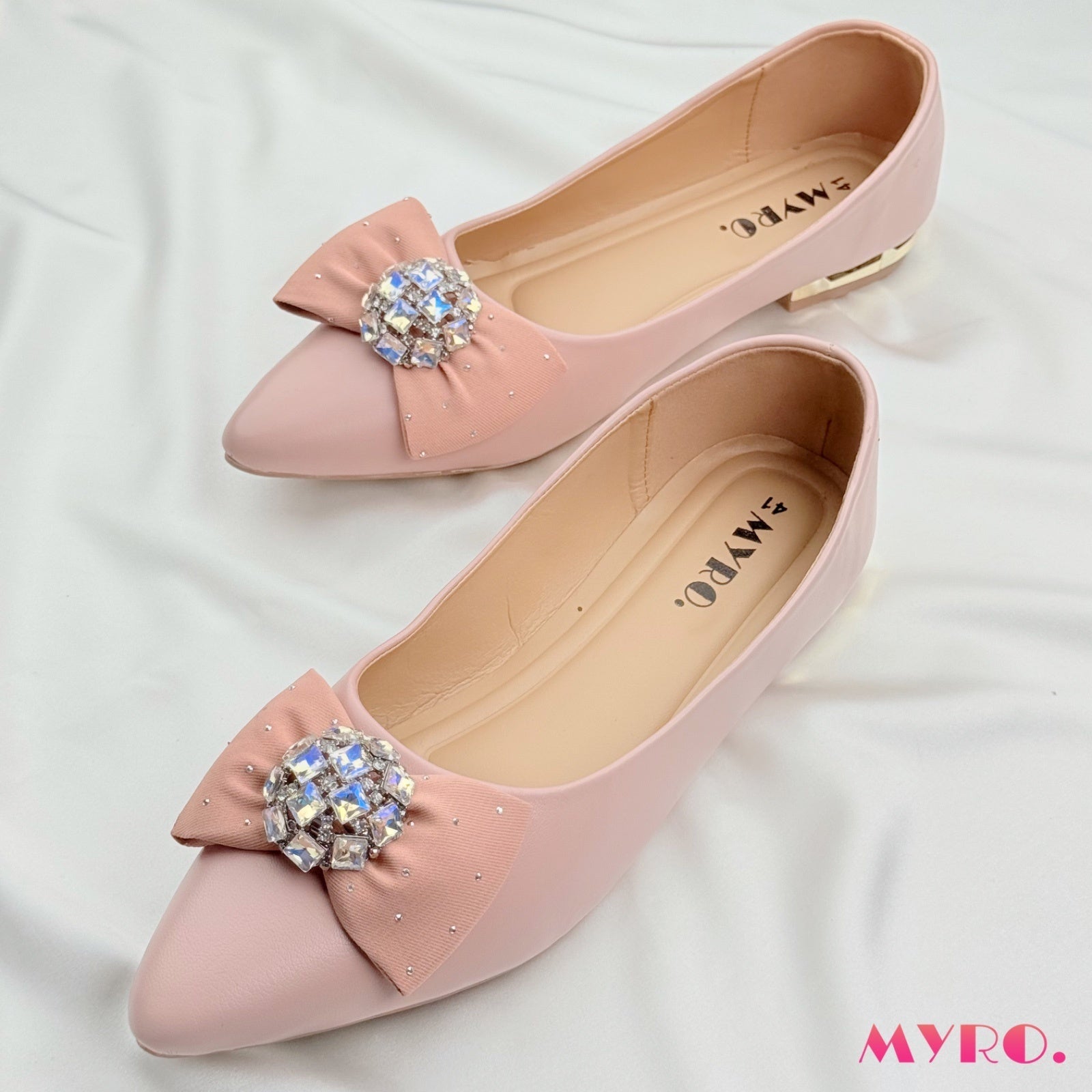 Milia Pink Mules - MYRO