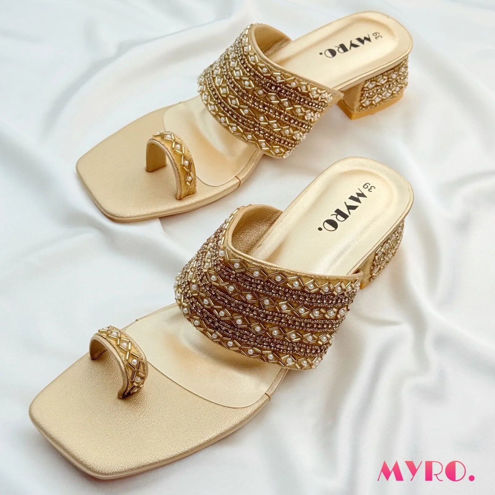Sitara Gold Heel