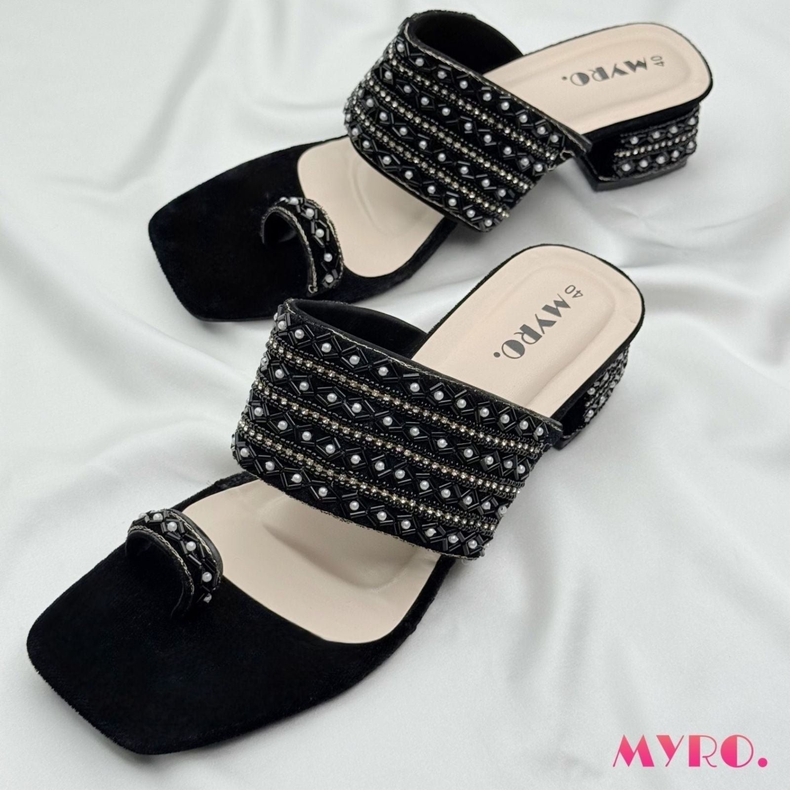 Sitara Black Heel - MYRO