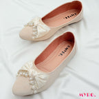 Yaria Cream Mules - MYRO